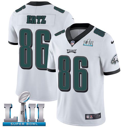 Youth Philadelphia Eagles #86 Ertz White Limited 2018 Super Bowl NFL Jerseys->youth nfl jersey->Youth Jersey